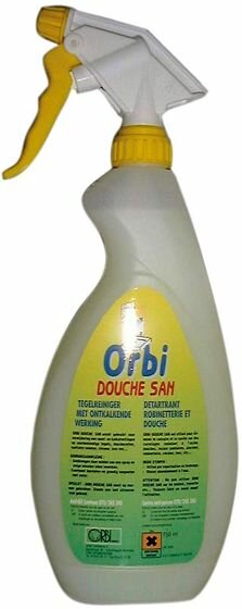 Orbi Douchesan - vapo douche &amp; tegelreiniger 750 ml GEEL