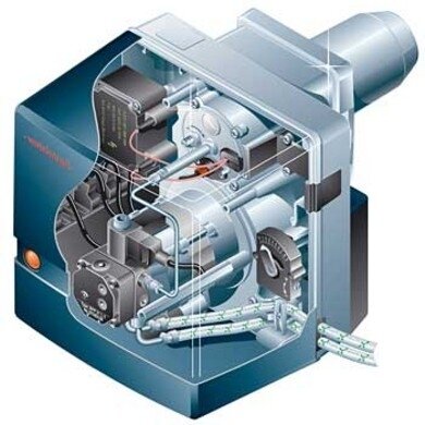 stookolie brander Weishaupt WL20/1-C  Met Servo (50 - 120 kW)