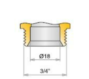 Euroconus 3/4" (EK) - Verwarming Shop Online