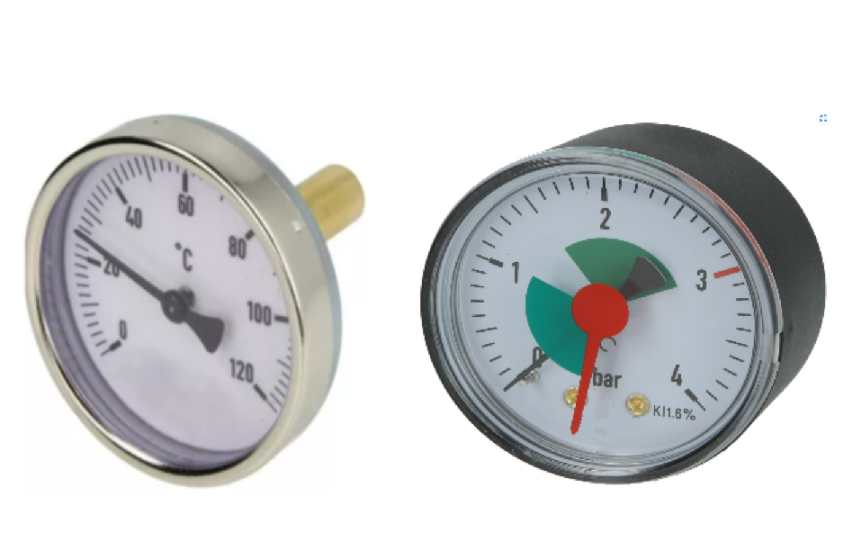 Thermo en manometers Verwarming Shop Online