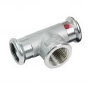 Staalverzinkte Persfitting BF T-stuk 28MM - 3/4" V - 28MM