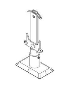 Radson opbouw standconsole voor plintradiator Hoogte 200 mm Type 22/33/44 - 1 stuk