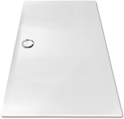 Doucheplaat NewForce Kunstmarmer 90 x 110 x 3,5 Wit