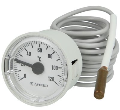 Thermometer Inbouw ø 40 mm met capillair