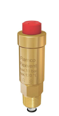 Flamco Flexvent 1/8" - 3/8" M Automatische Vlotterontluchter