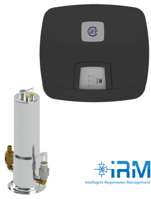 GEP -IRM®-3S WATERMANAGER Regenwater omschakelsysteem met drukdompelpomp combipress  5-30