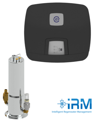 GEP -IRM®-5S WATERMANAGER Regenwater omschakelsysteem met drukdompelpomp combipress  5-60