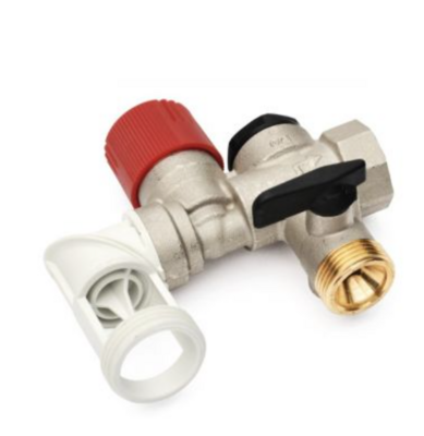 Begetube Veiligheidsgroep 3/4"MF met Draaibare afvoer met inox zitting (Belgaqua) 507032