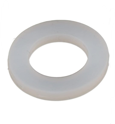 Rubber Dichting 1/2" - 3 mm  wit