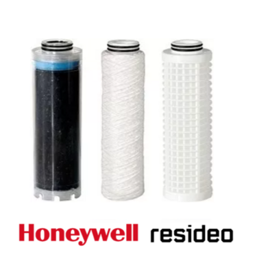 Honeywell PROMO Set 3 vervangkartouches (1x afwasbaar + 1x fijn + 1 x kool) Voor Triplex FF60