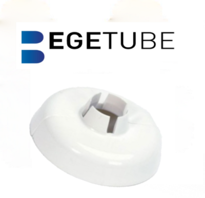 Begetube Afdekplaatje Enkel Wit - 611001115