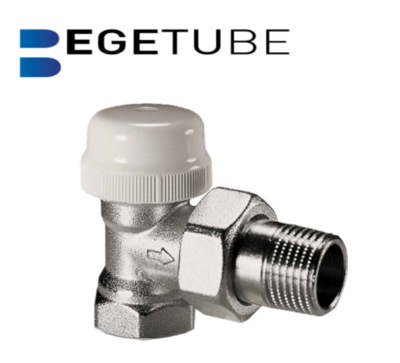 Begetube Haakse Thermostatische radiator Kraan 1/2"V - 130040026