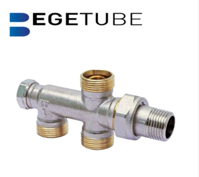 Begetube Onderverdeelstuk ZIJKANT 100% Vloer 1/2"M x M24 - 119020052