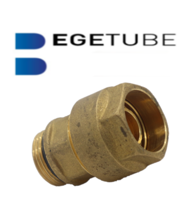 Begetube 1"M x 25/3.5 mm VPE Klemkoppeling  307011053