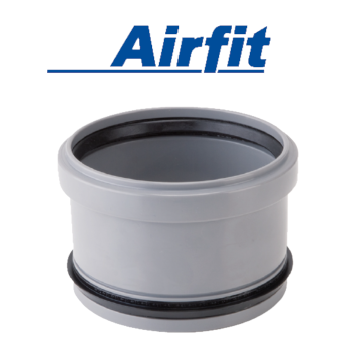 Airfit Verloopstuk Met Rubber MF 125-110 mm  125110IR