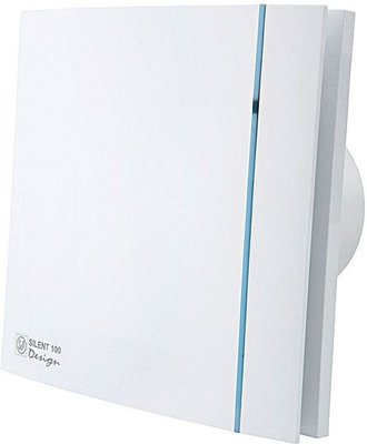 S&P Silent 100 CZ Design Badkamerventilator wit 220V