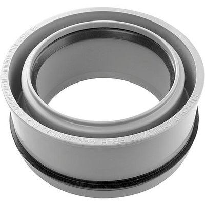 Airfit Verloopstuk Met Rubber MF 160-110 mm (Excentrisch)