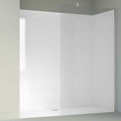 Acryl Wand Wit U-Groef 1800 x 2000 x 8