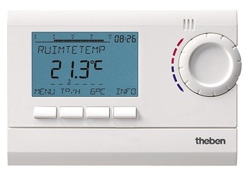 Theben RAM 811 top2 Digitale Ruimtethermostaat (2x1,5V)